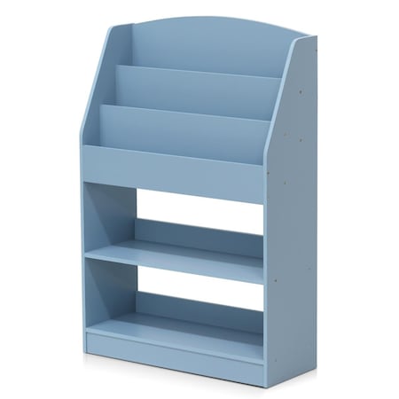 Highkey Kidkanac Magazine & Bookshelf with Toy StorageLight Blue LR762462